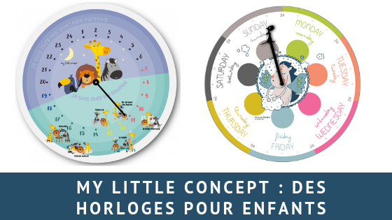 My little concept: Horloge montessori/ Horloge de routine